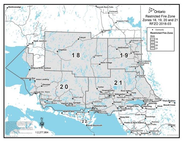 MNRF establishes Restricted Fire Zones - Wawa-news.com