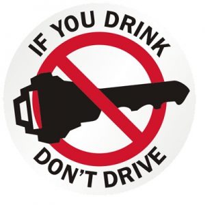 If you drink don't drive!