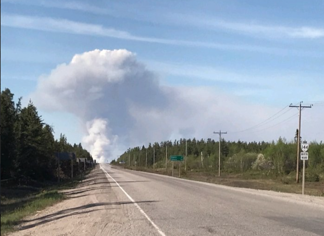 Gogama under voluntary evacuation due to nearby Forest Fire