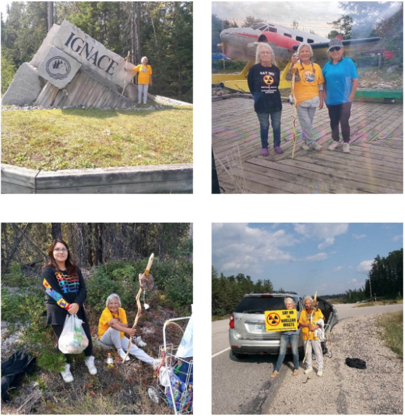 Walk Against Nuclear Waste Leaves Ignace Heading Towards Candidate Nuclear Waste Burial Site