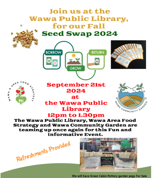 Seed Swap 2024 @ Wawa Public Library